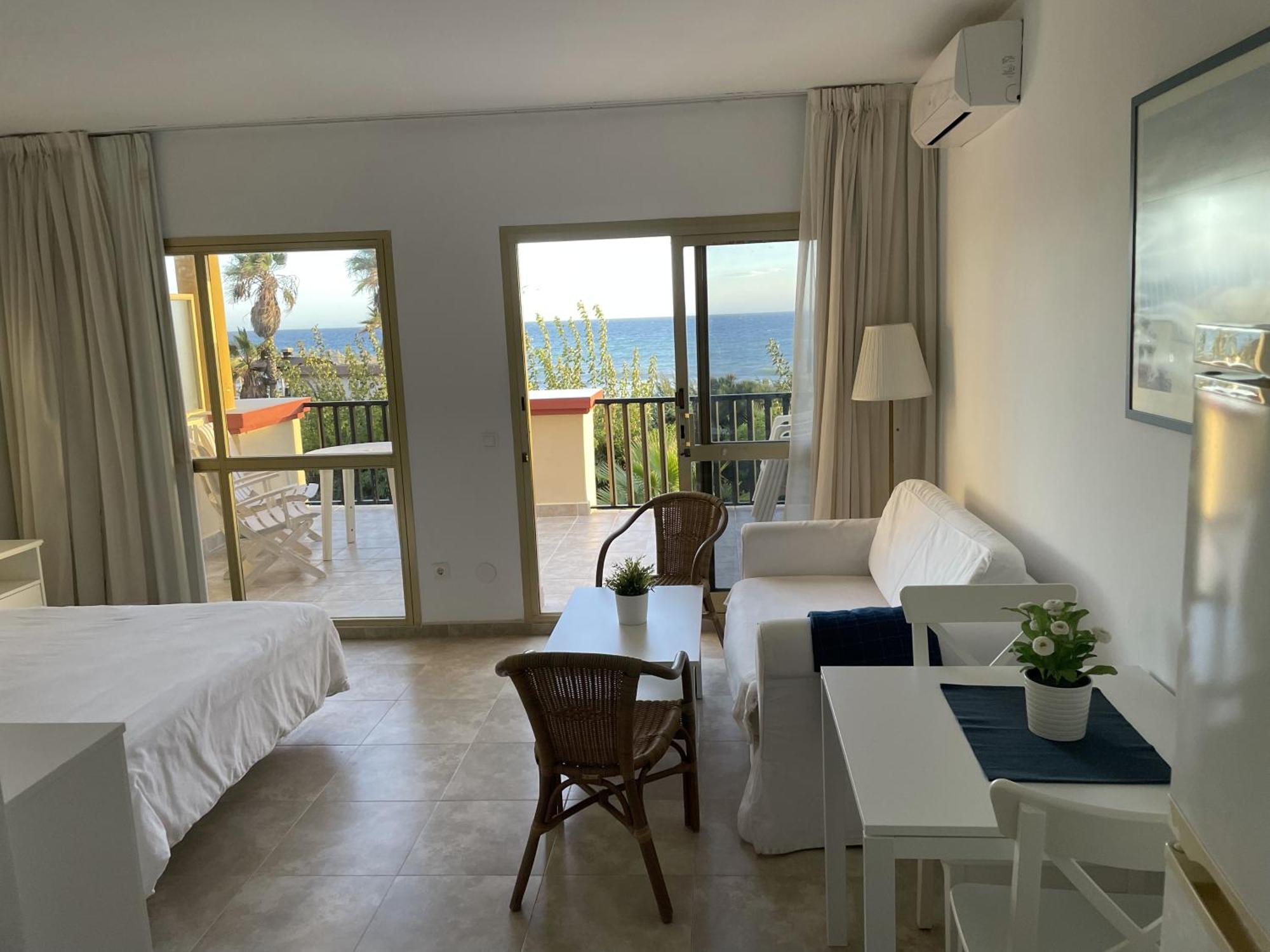 Estudio Con Insuperables Vistas Al Mar: Aparcamiento Marbella Exteriör bild