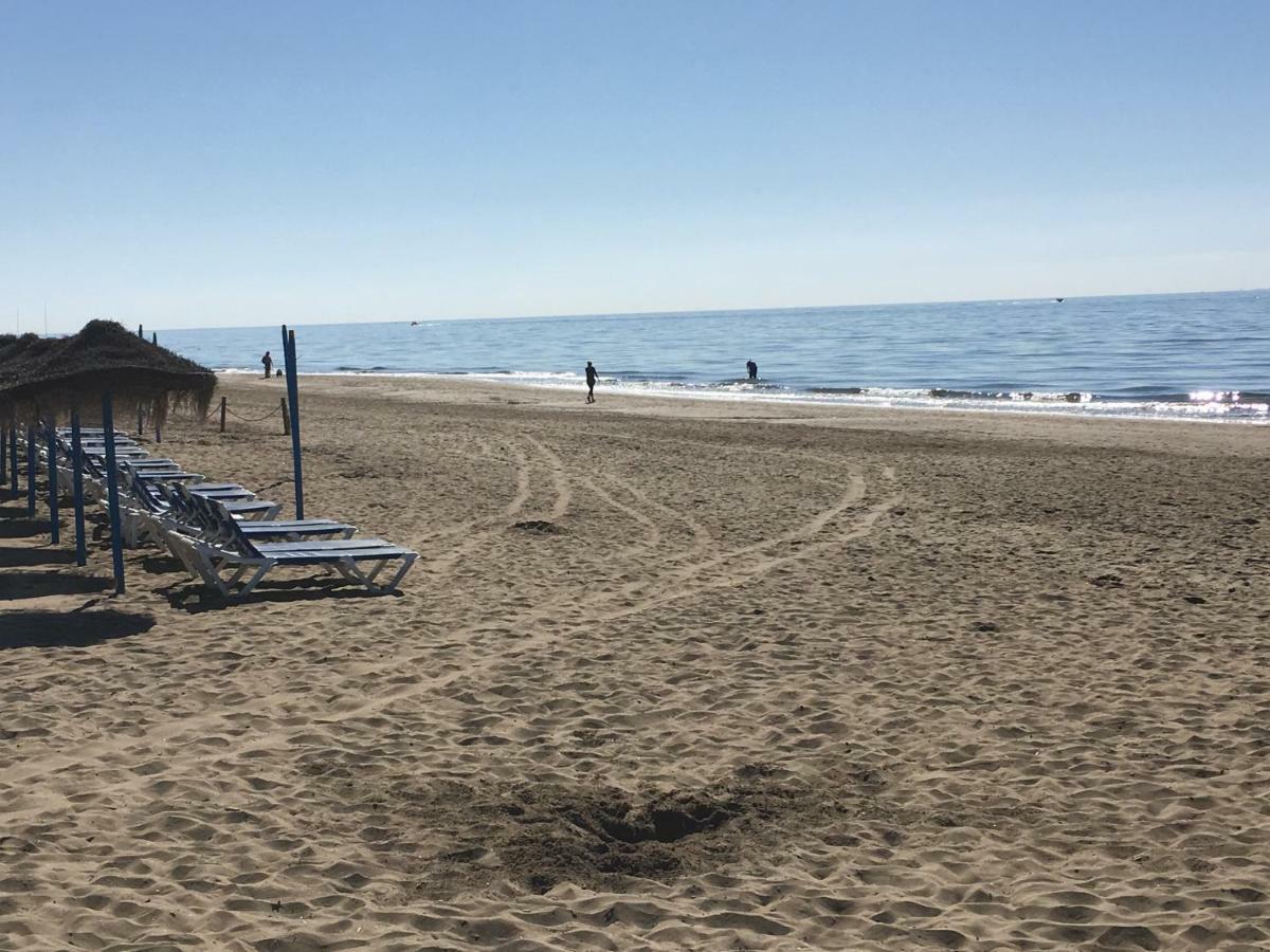 Estudio Con Insuperables Vistas Al Mar: Aparcamiento Marbella Exteriör bild